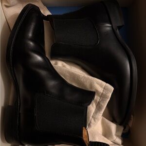 Sleek Black Ankle Boots